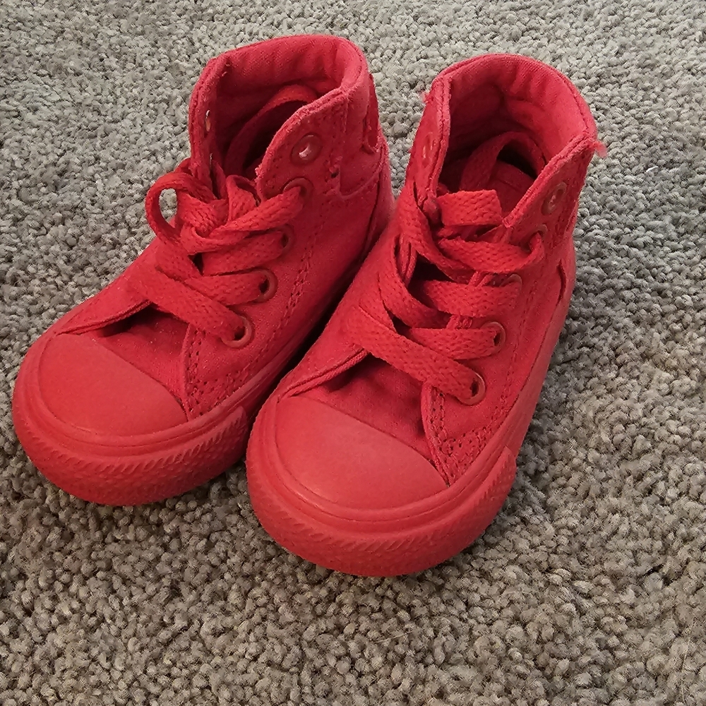 Converse, red, size 3